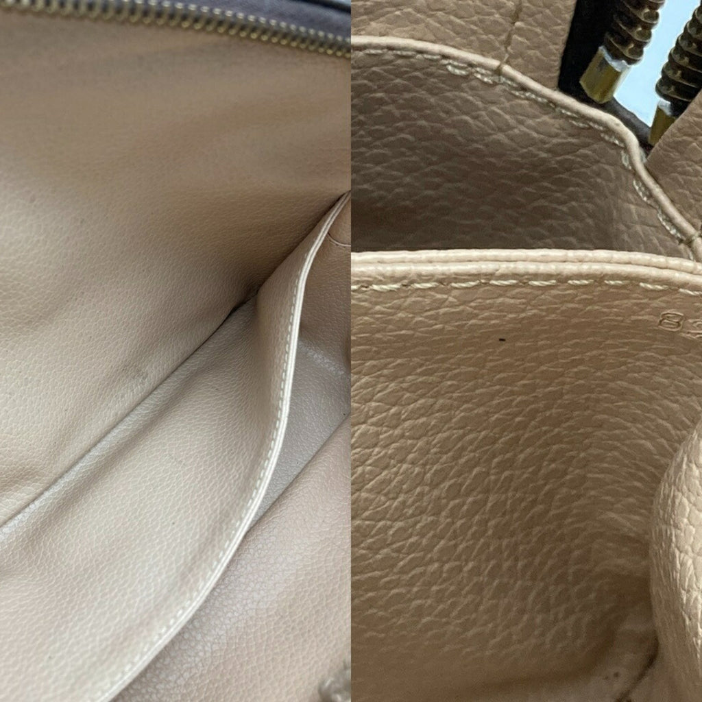 Louis Vuitton Brown Pvc Clutch Bag