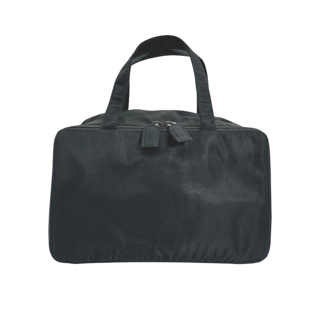 Prada Black Brown Nylon Handbag