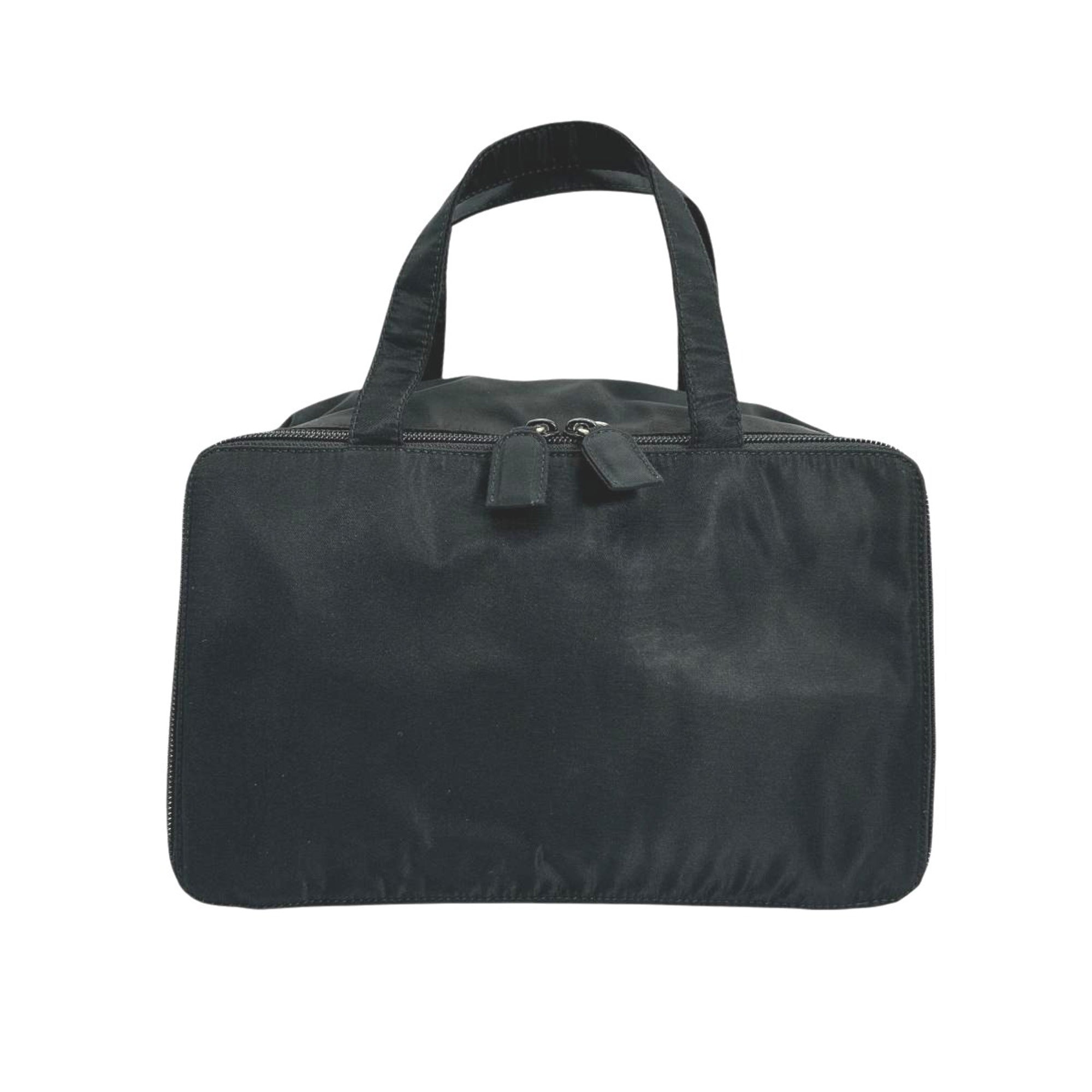 Prada Black Brown Nylon Handbag