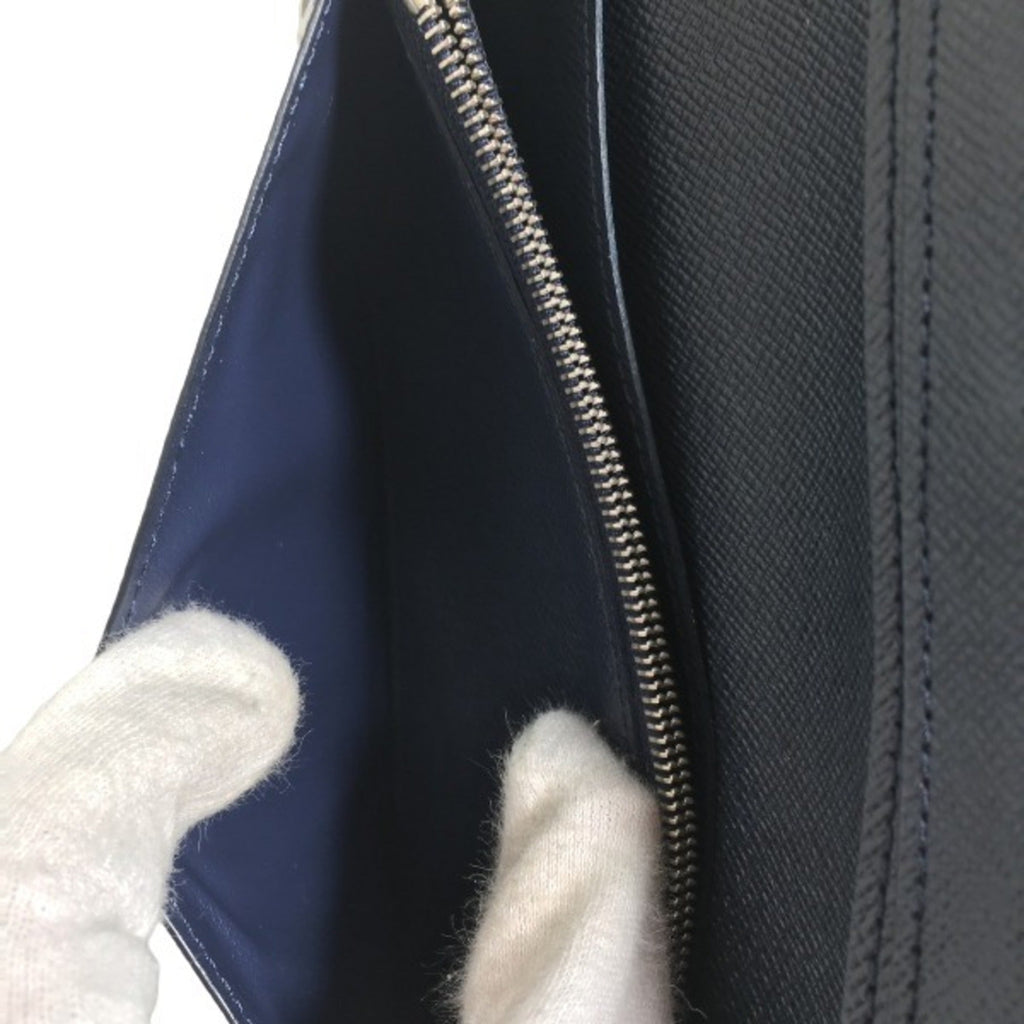 Louis Vuitton Navy Blue Epi Leather Long Wallet