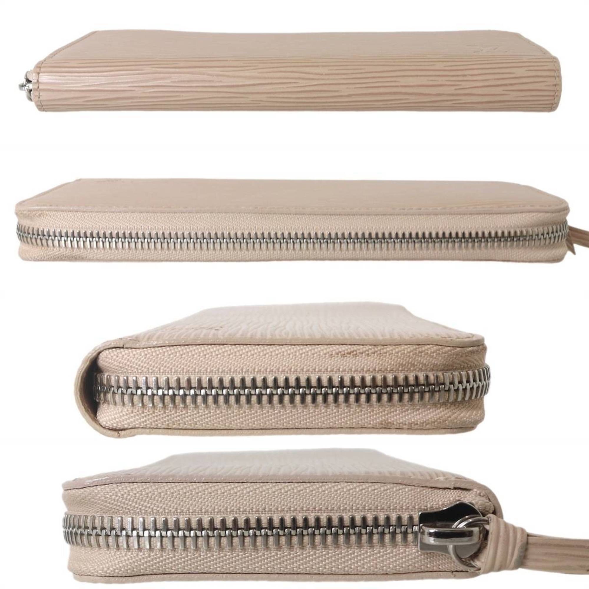 Louis Vuitton Beige Pink Long Wallet