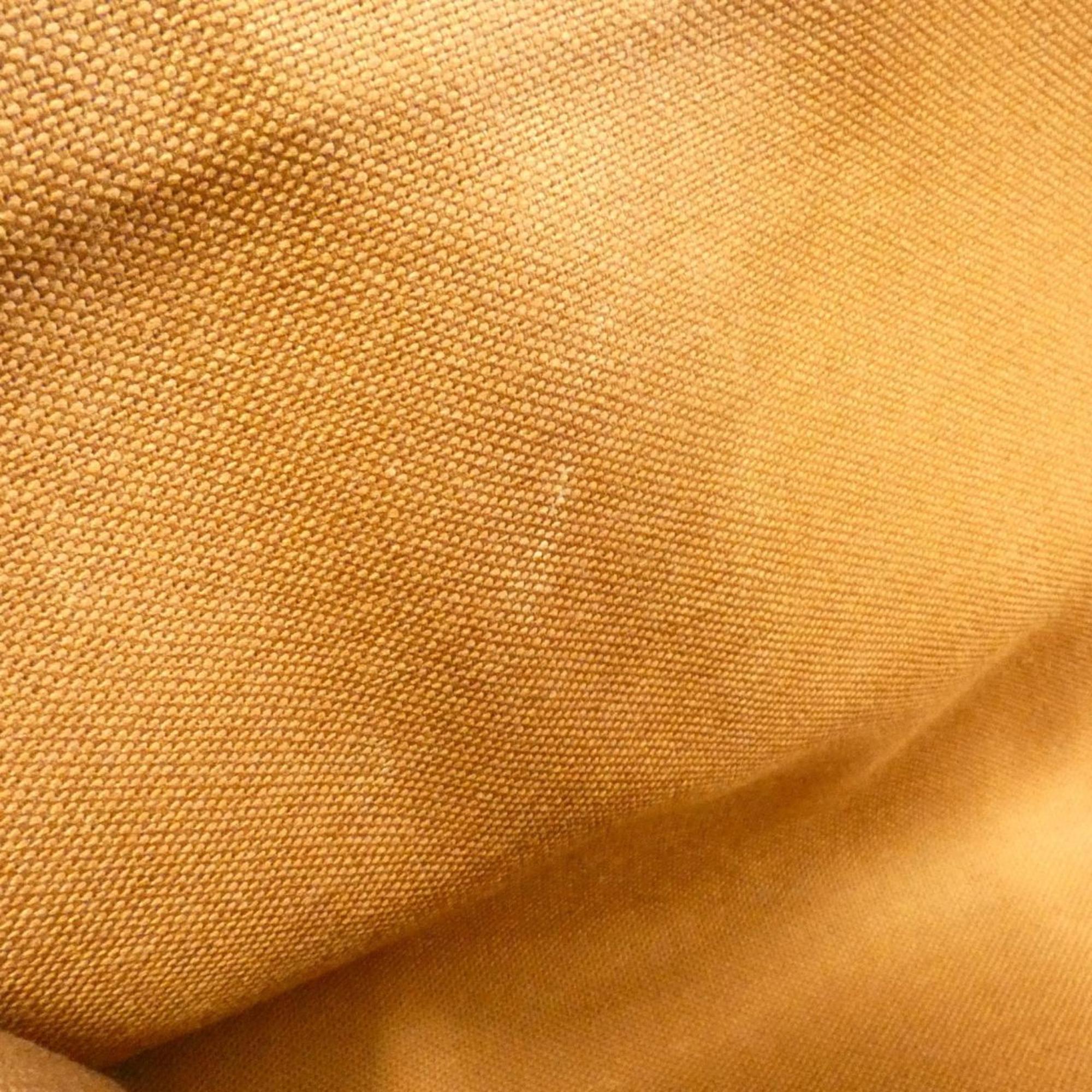 Louis Vuitton Brown Coated Canvas Handbag
