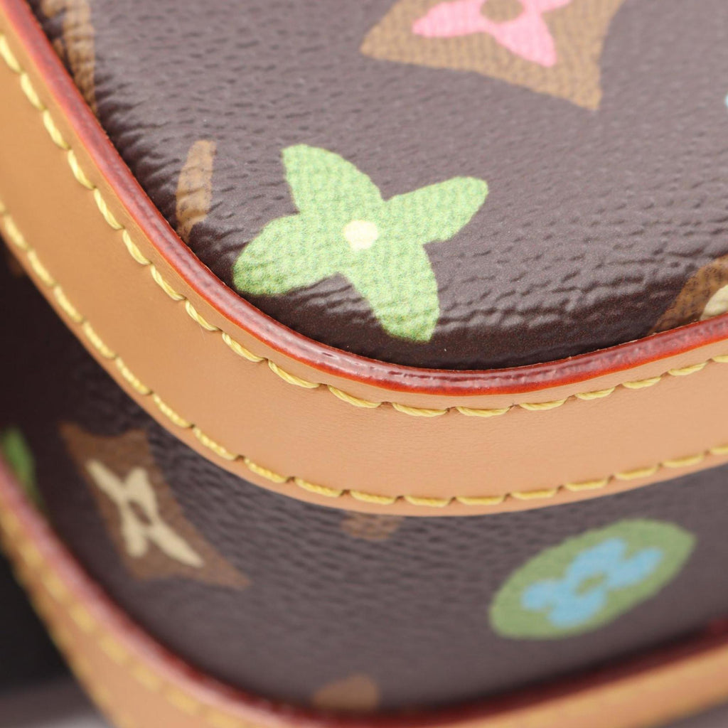 Louis Vuitton Brown Multi-Color Pvc Leather Shoulder Bag