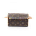 Louis Vuitton Brown Coated Canvas Leather Fanny Pack