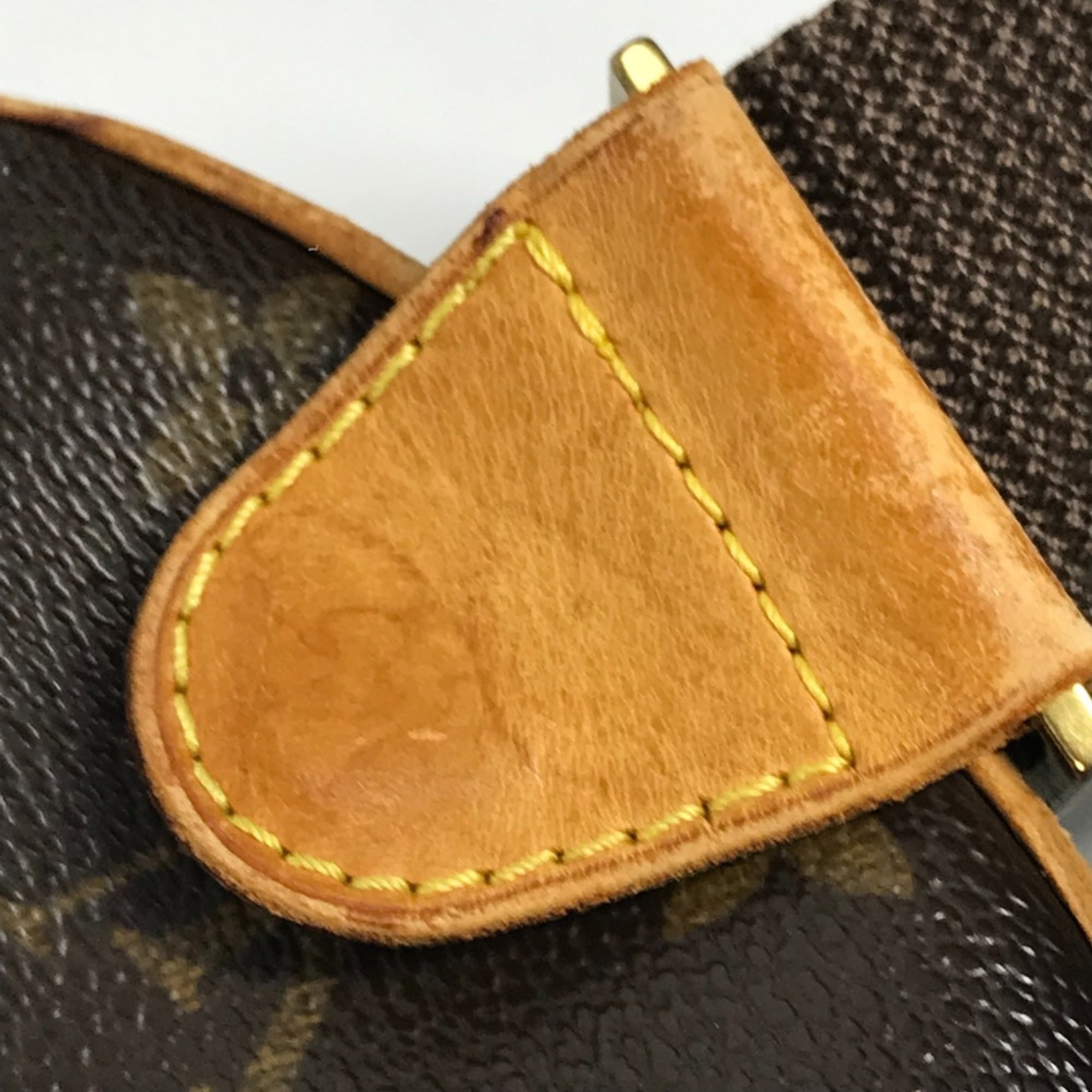 Louis Vuitton Brown Monogram Pochette Shoulder Bag Sling Bag