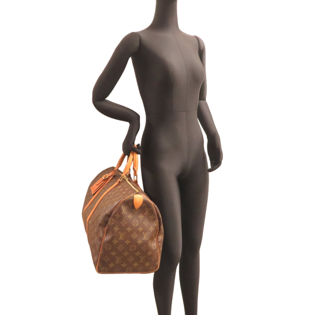 Louis Vuitton Brown Monogram Boston Bag