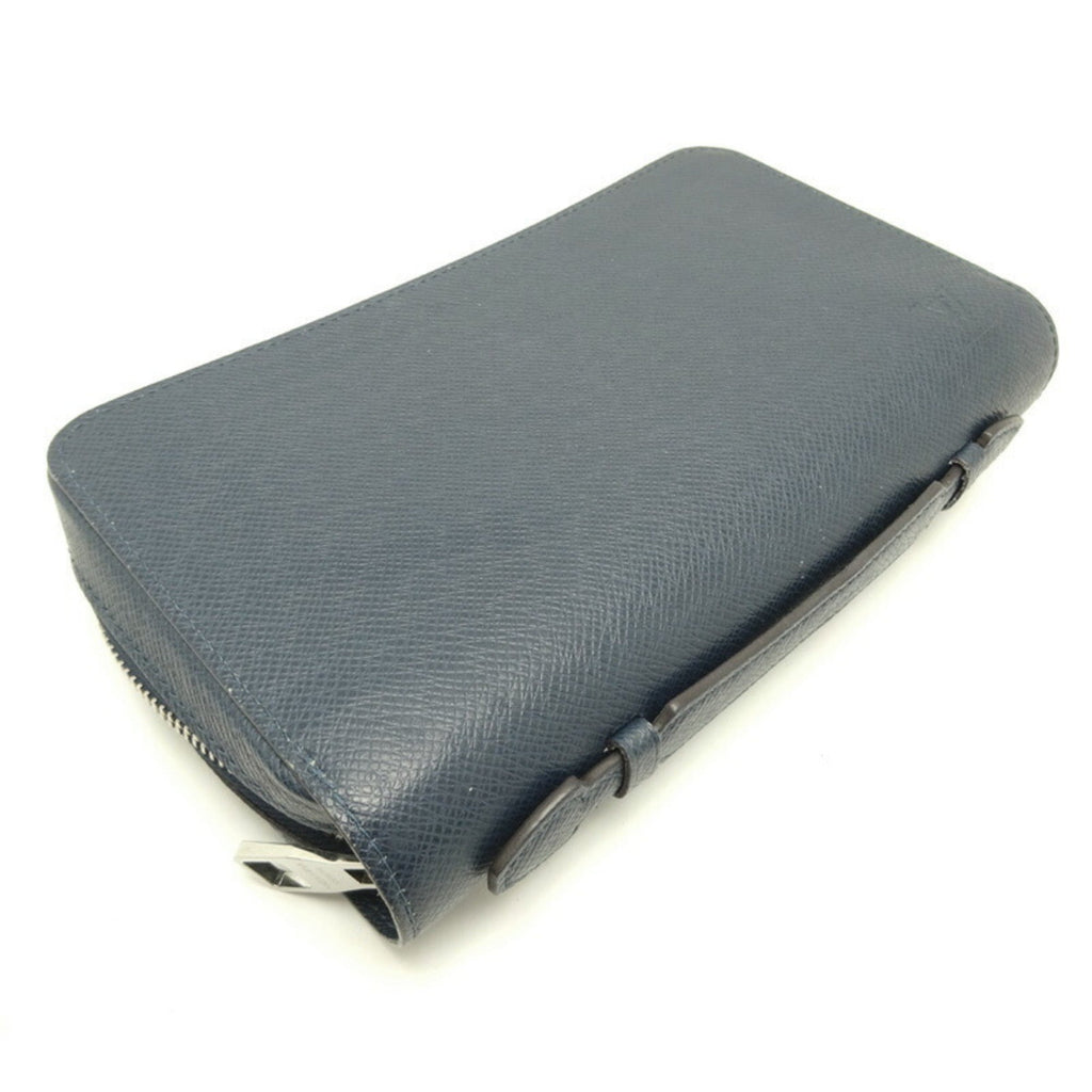 Louis Vuitton Taiga Blue Ocean Taiga Leather Pochette