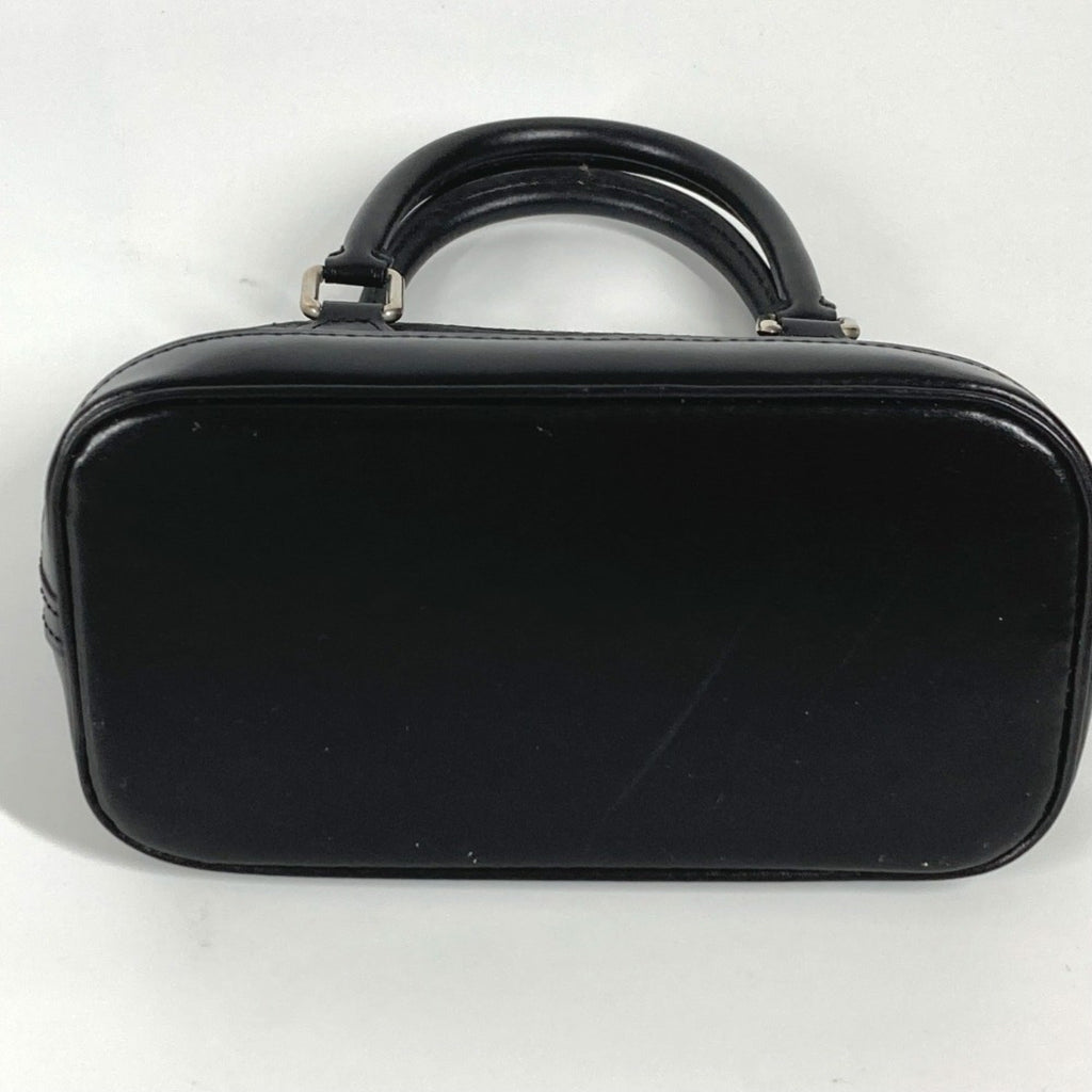Louis Vuitton Black Noir Satin Leather Handbag