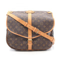 Louis Vuitton Brown Coated Canvas Pvc Monogram Leather Handbag Shoulder Bag