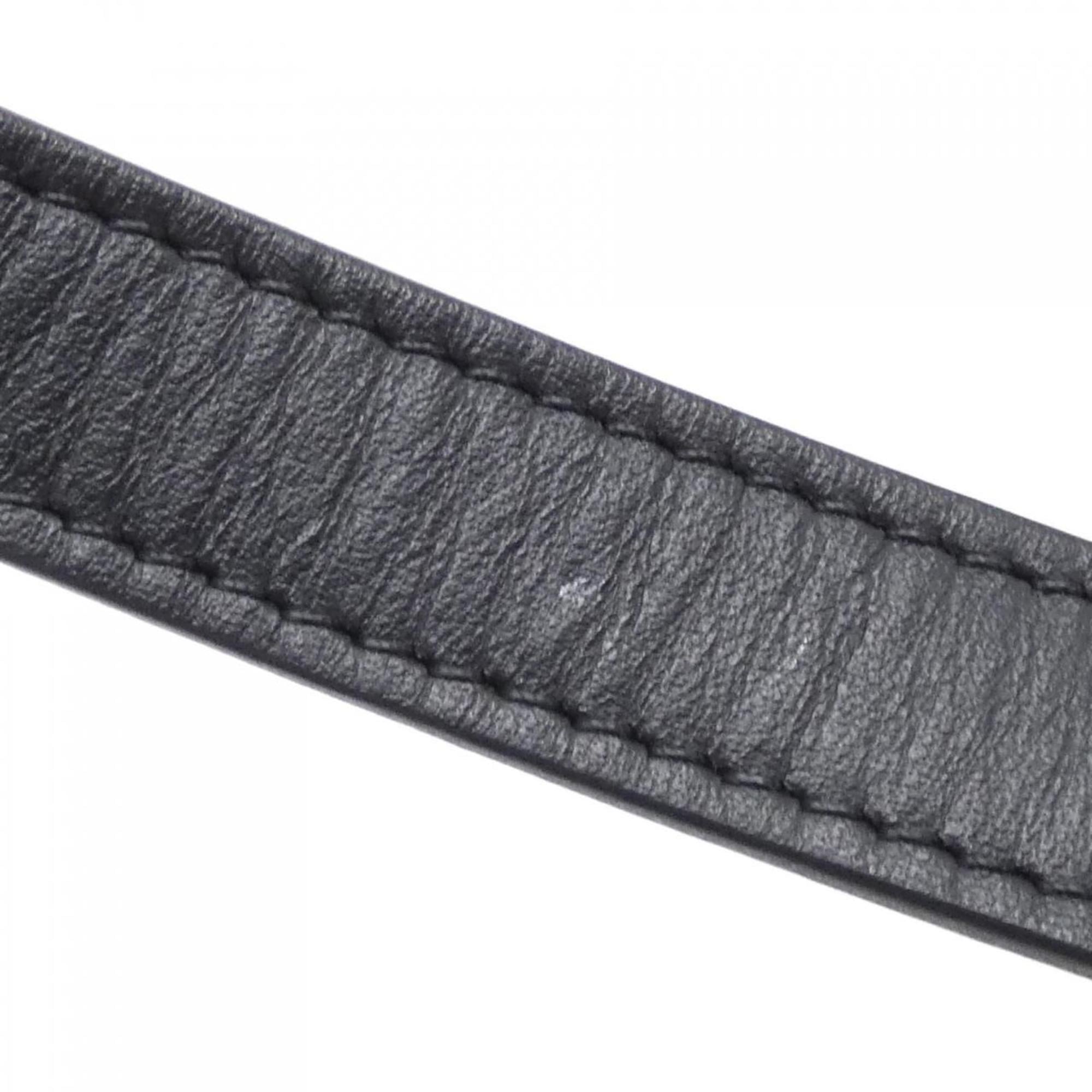 Louis Vuitton Black Leather Shoulder Bag