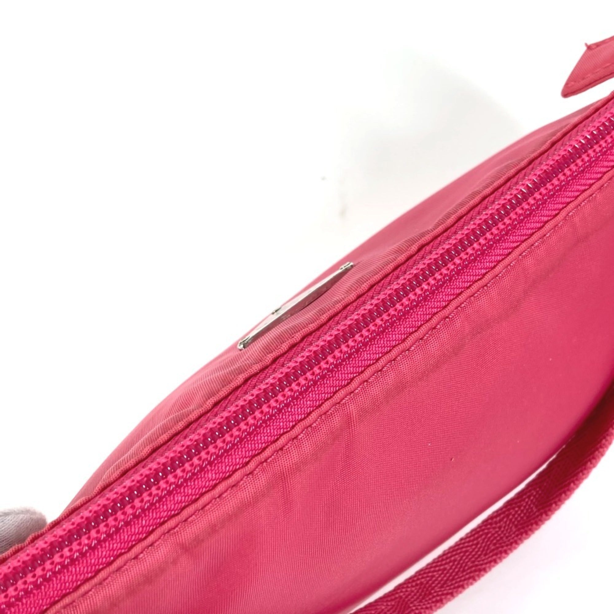 Prada Pink Nylon Handbag Shoulder Bag