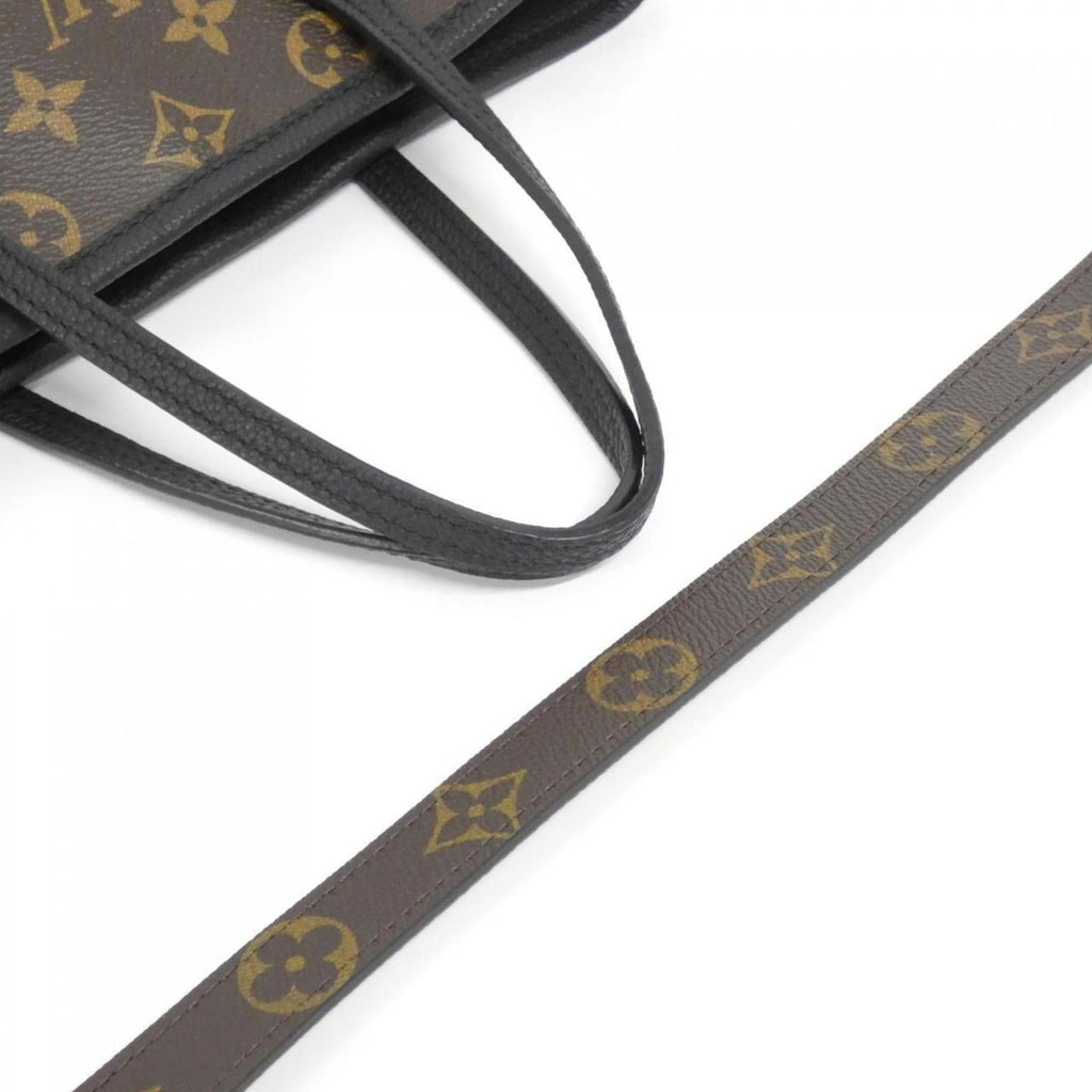 Louis Vuitton Brown Coated Canvas Leather Handbag