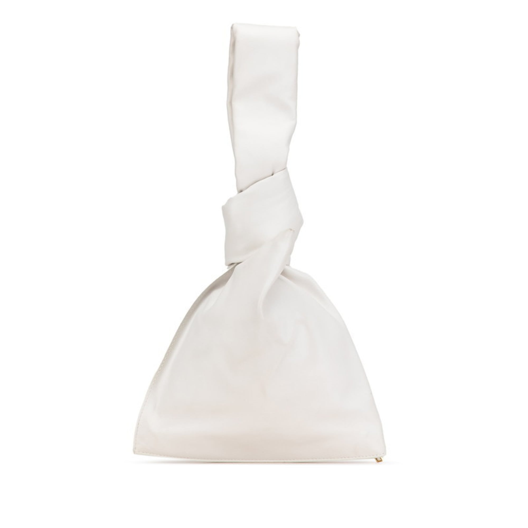 Bottega Veneta White Leather Handbag
