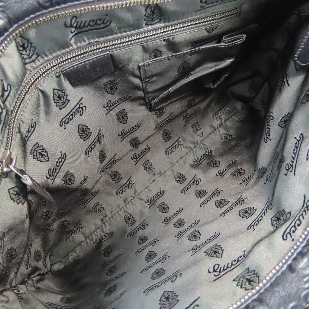 Gucci Black Leather Shoulder Bag (Pre-Owned)
