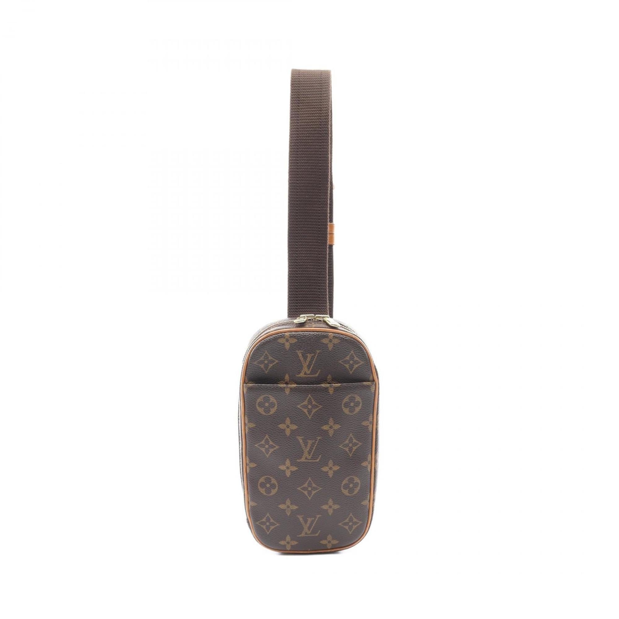 Louis Vuitton Brown Monogram Coated Canvas Leather Fanny Pack Sling Bag