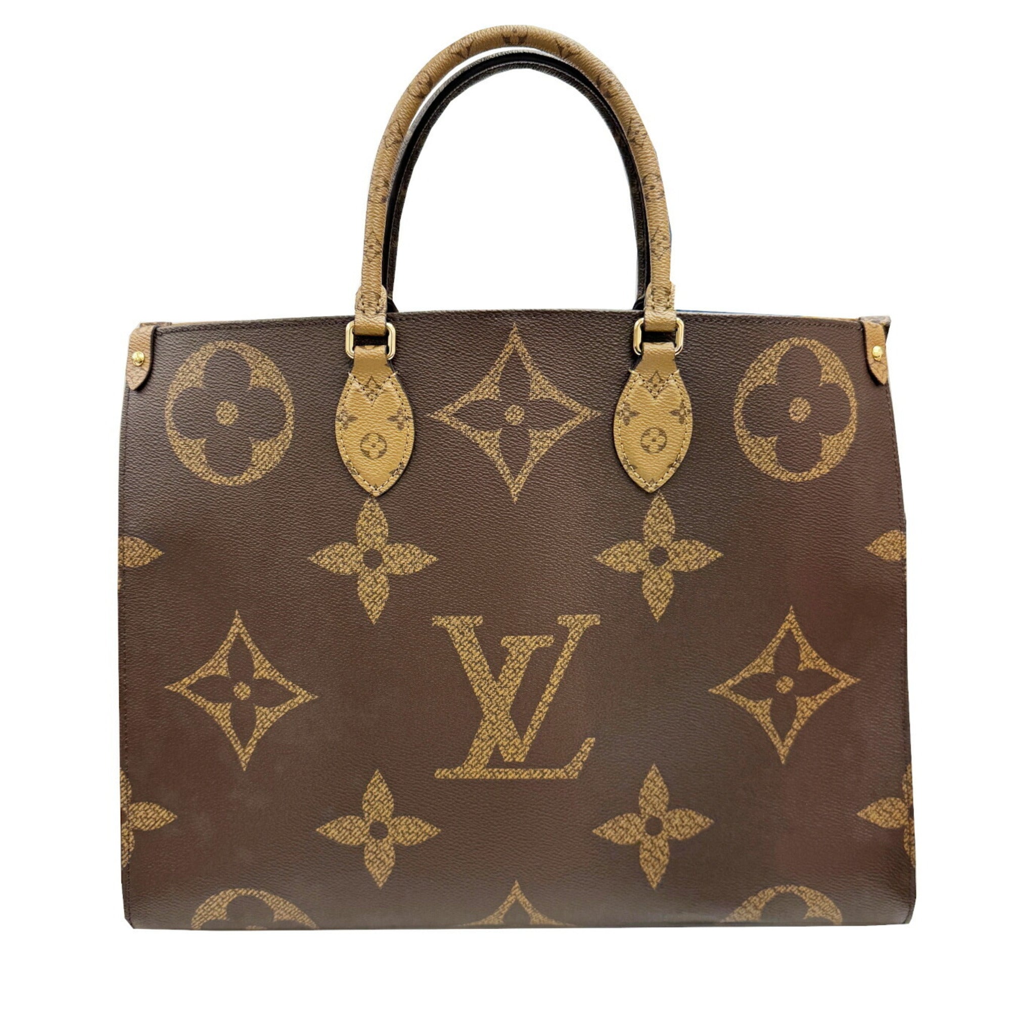 Louis Vuitton Brown Monogram Monogram Reverse Monogram Monogram Reverse Tote Bag