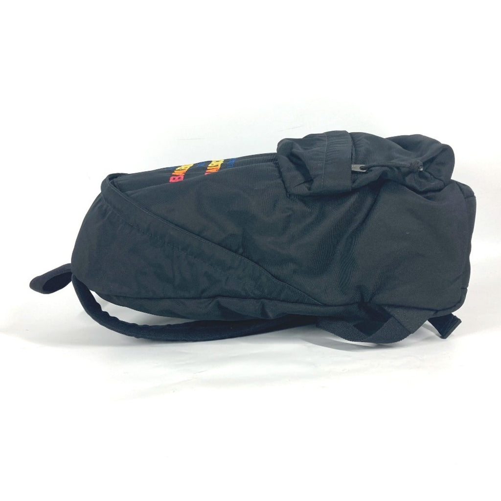 Balenciaga Black Multi-Color Nylon Backpack