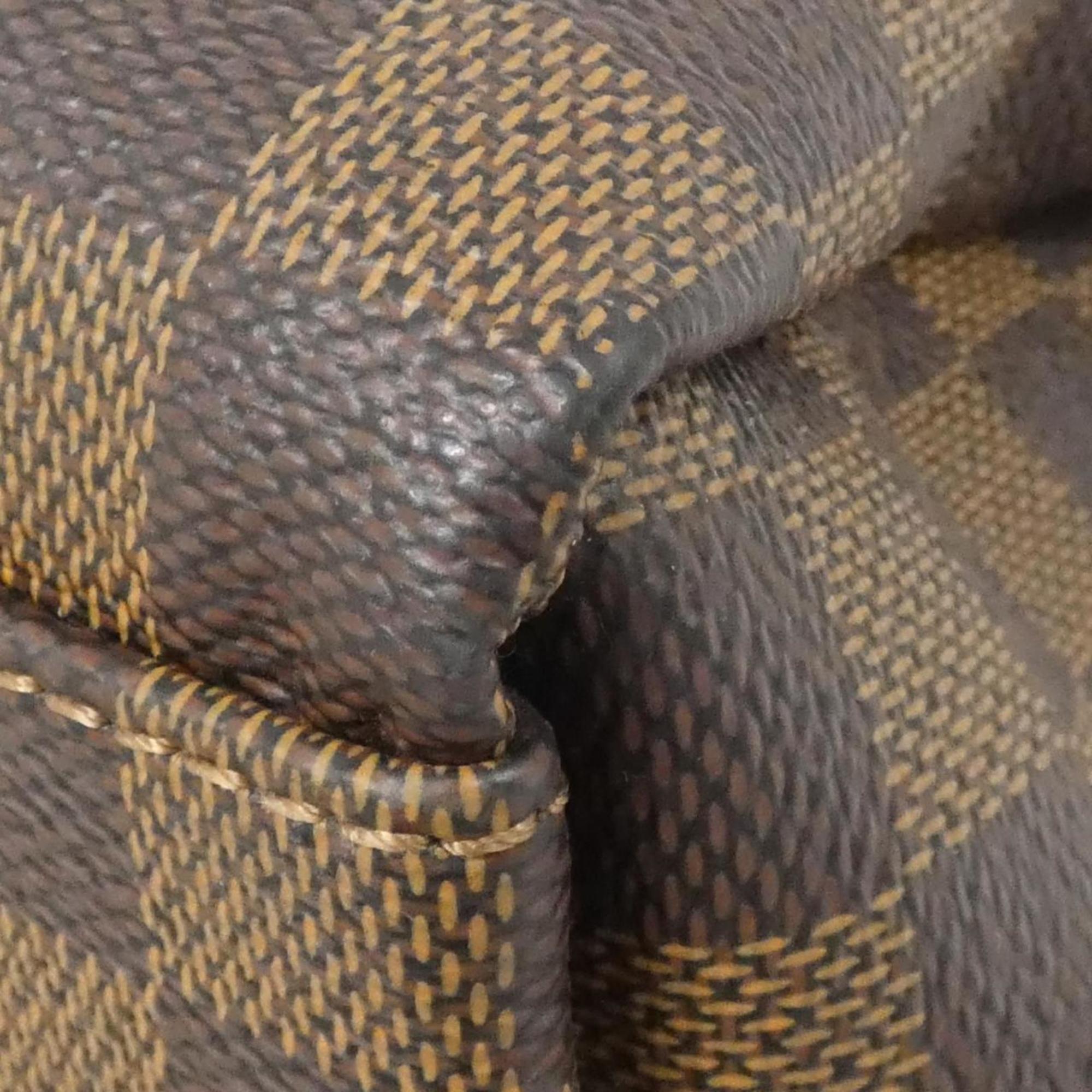 Louis Vuitton Brown Coated Canvas Handbag