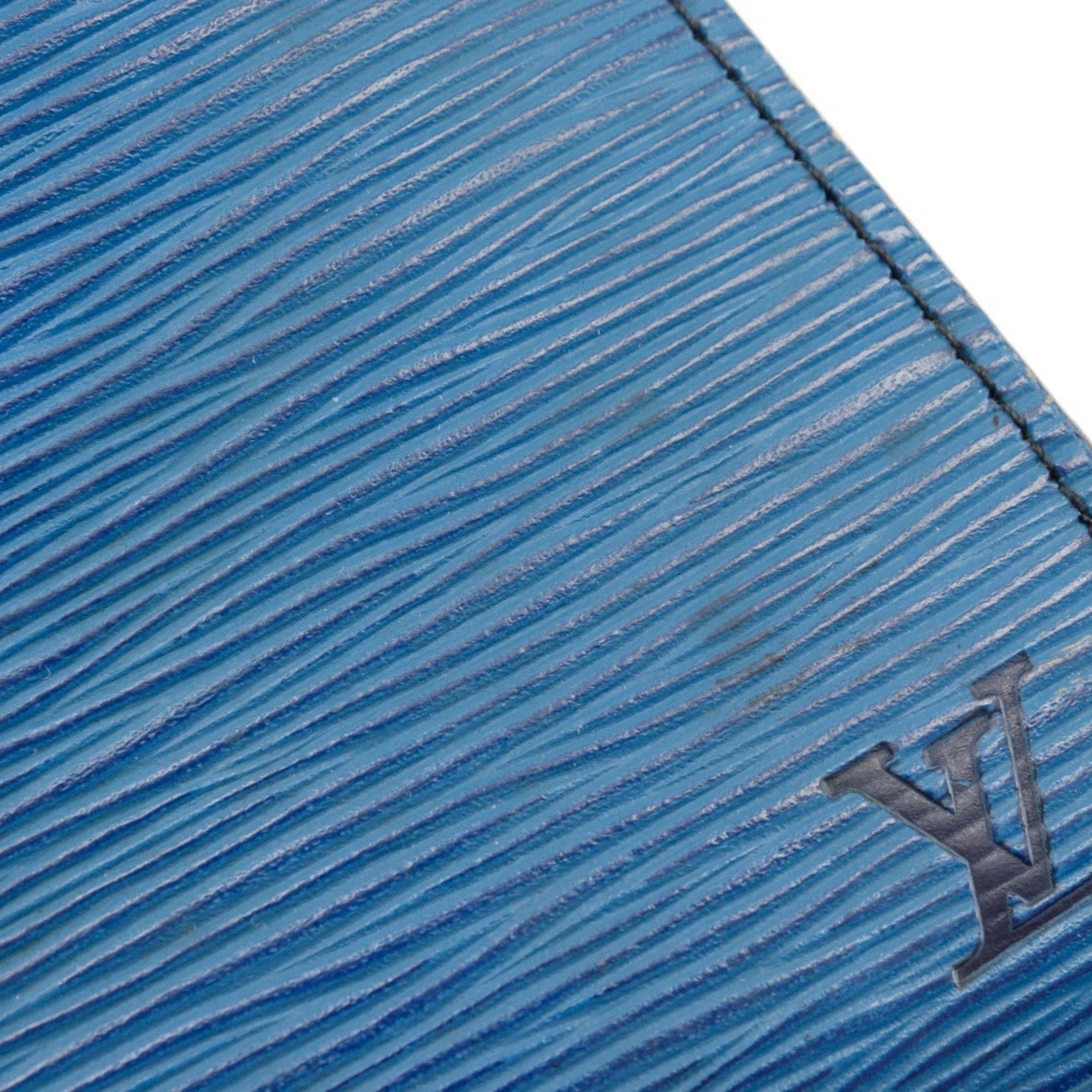 Louis Vuitton Blue Toledo Blue Epi Leather Clutch Bag