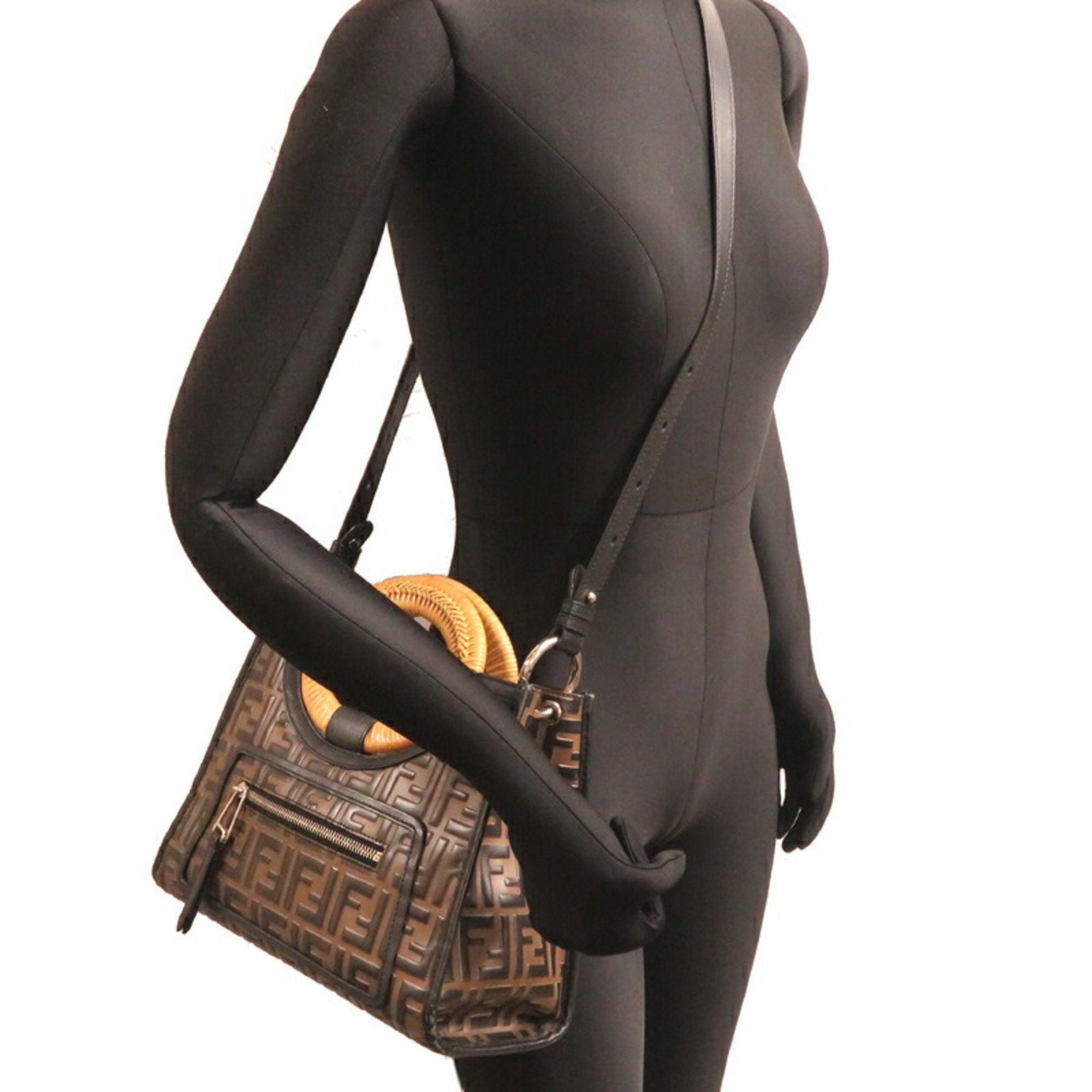 Fendi Brown Leather Handbag
