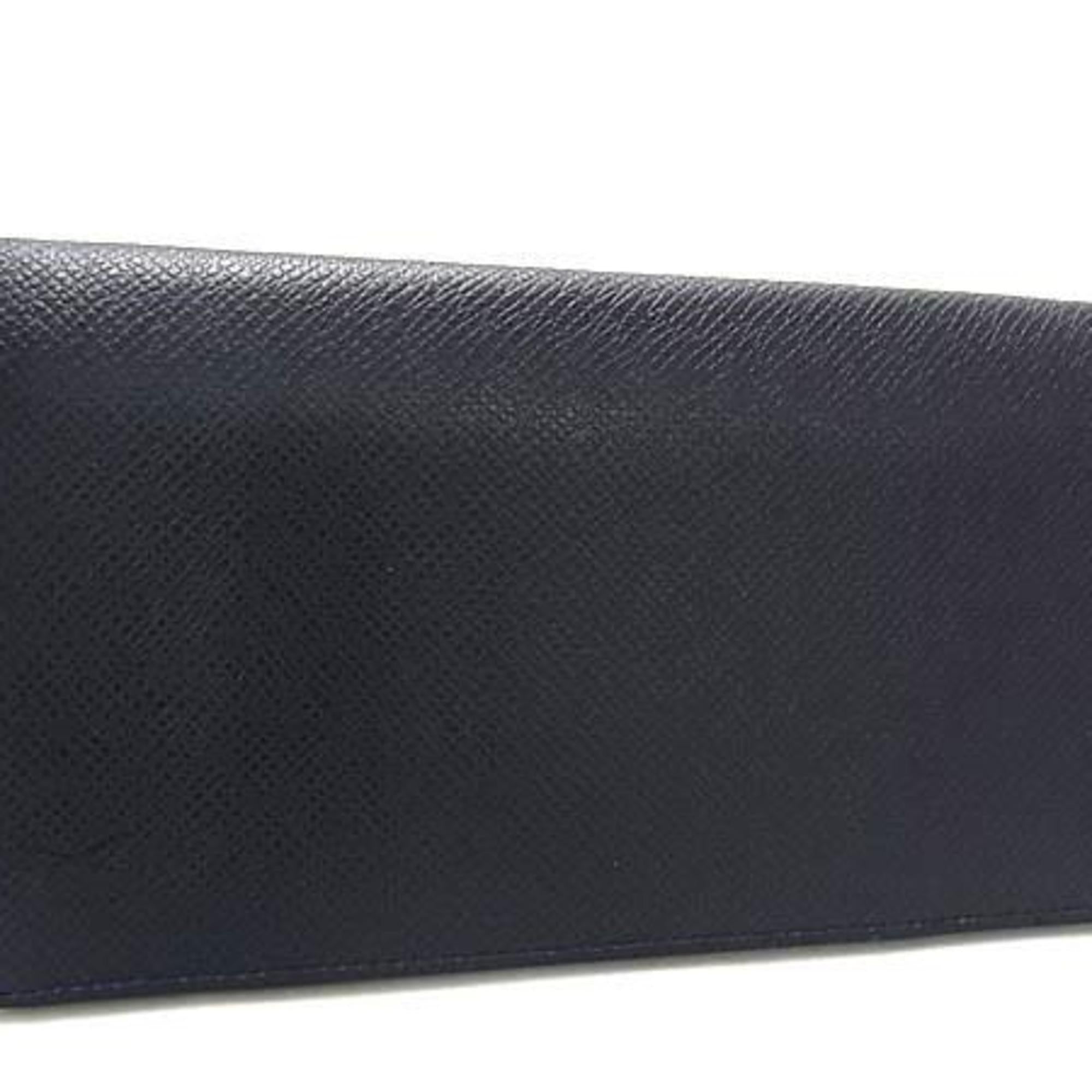 Louis Vuitton Ardoise Black Taiga Leather Long Wallet