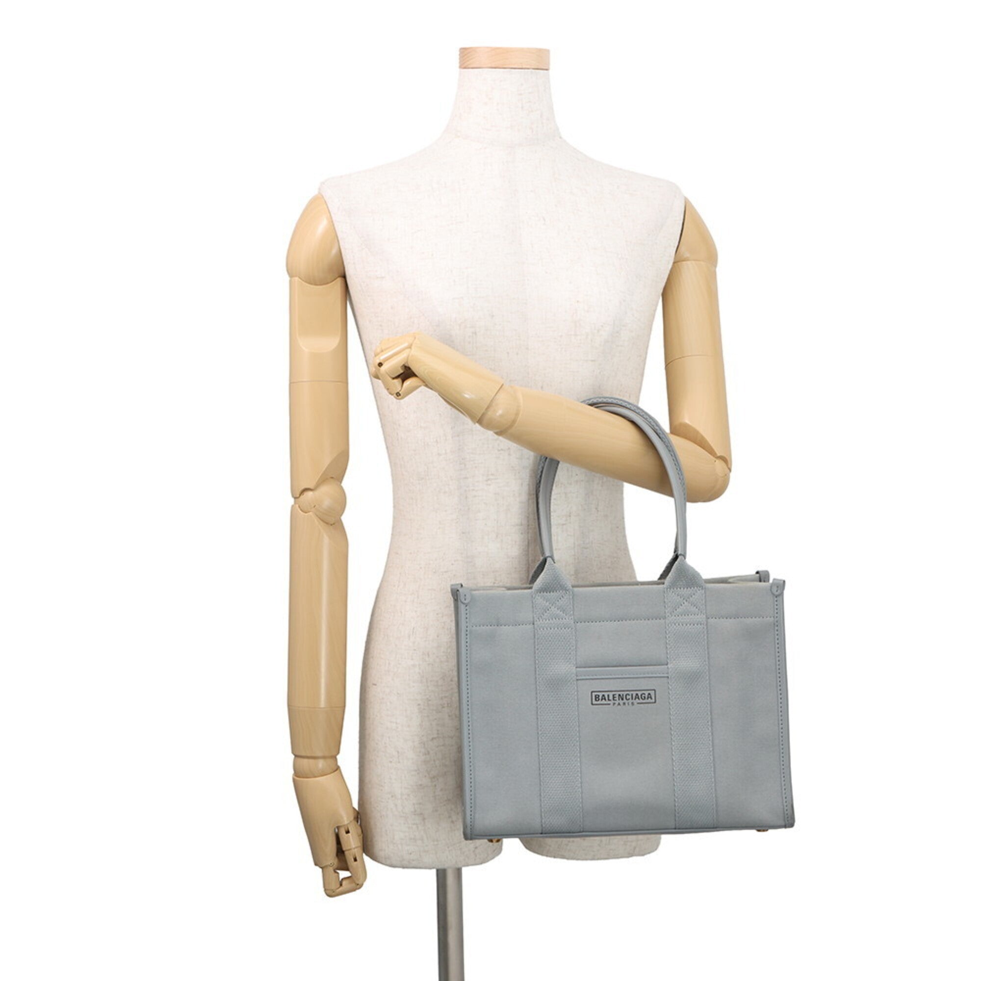 Balenciaga Gray Canvas Handbag Tote