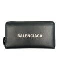 Balenciaga Black Leather Long Wallet (Bi-Fold)
