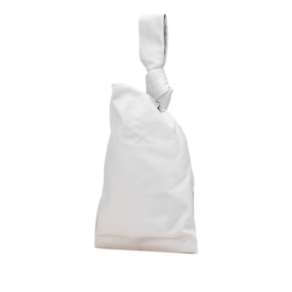 Bottega Veneta White Leather Handbag