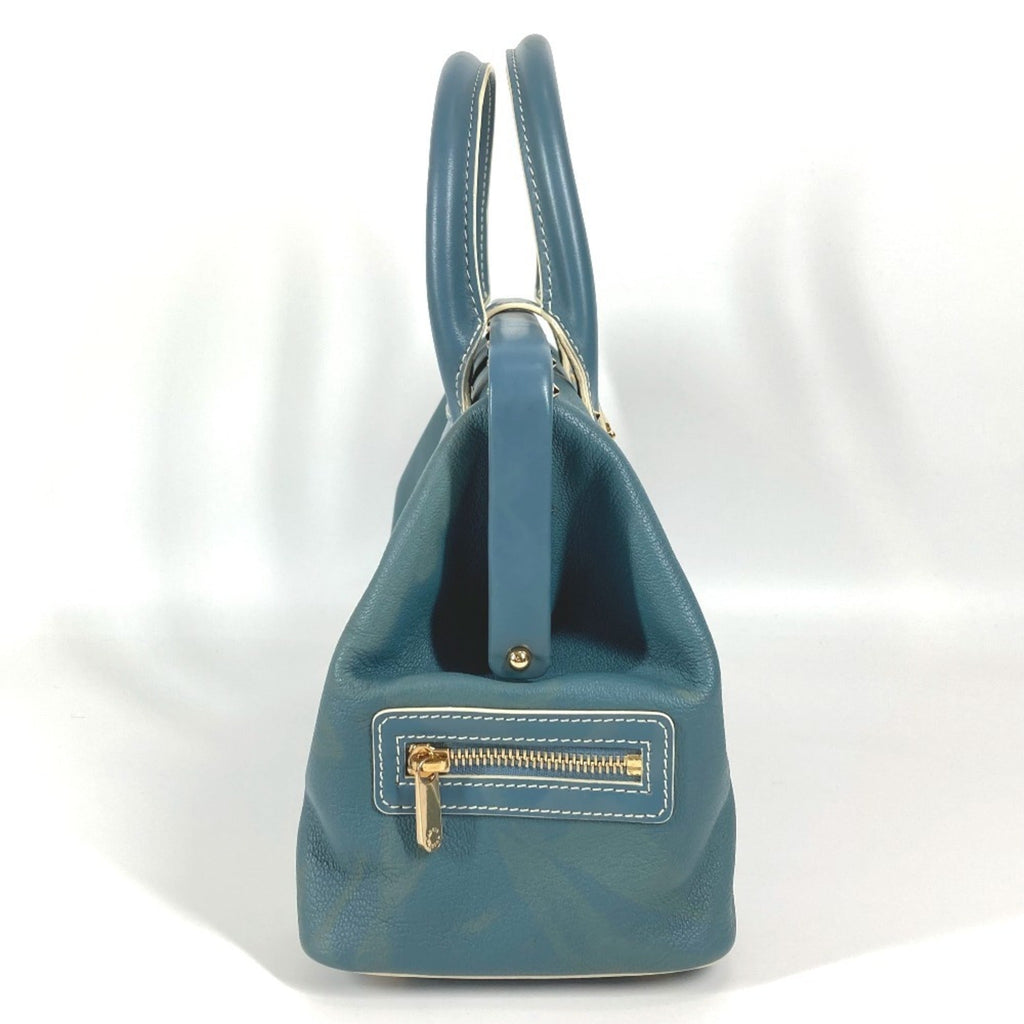Louis Vuitton Blue Suhali Leather Leather Handbag Tote Bag