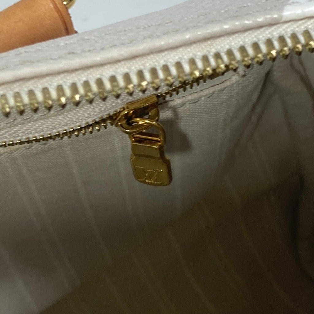 Louis Vuitton Orange Monogram Boston Bag Handbag Shoulder Bag