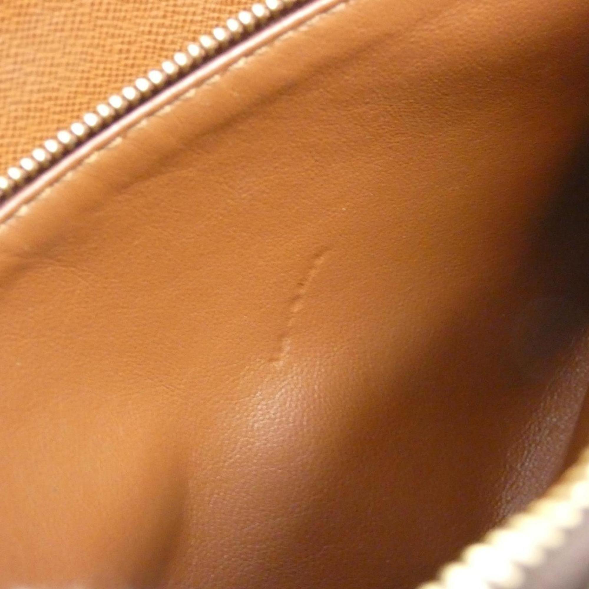 Louis Vuitton Brown Coated Canvas Shoulder Bag