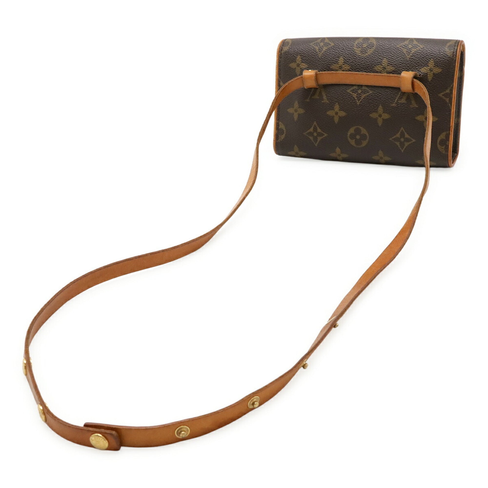 Louis Vuitton Brown Monogram Monogram Clutch Bag Fanny Pack Pochette Pouch