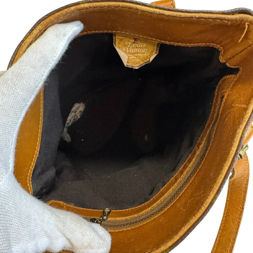 Louis Vuitton Brown Leather Shoulder Bag