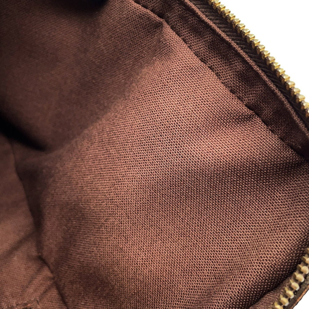 Louis Vuitton Brown Damier Canvas Ebene Damier Canvas Pouch Shoulder Bag Sling Bag