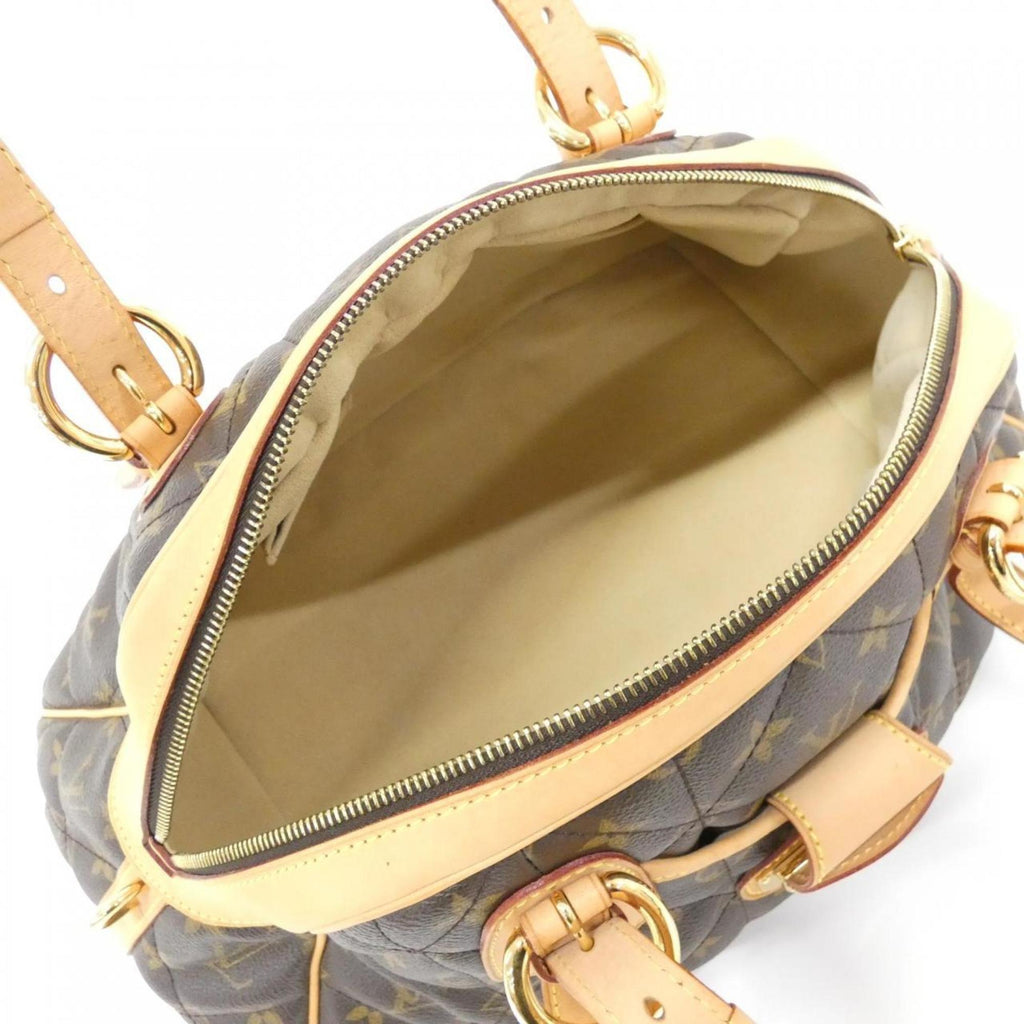 Louis Vuitton Marron Coated Canvas Handbag