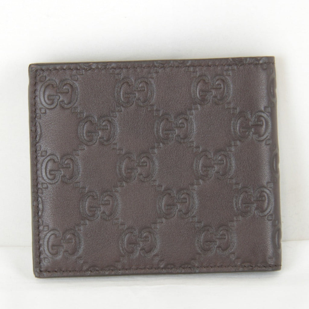 Gucci Brown Leather Long Bill Wallet (Bi-Fold) (Pre-Owned)