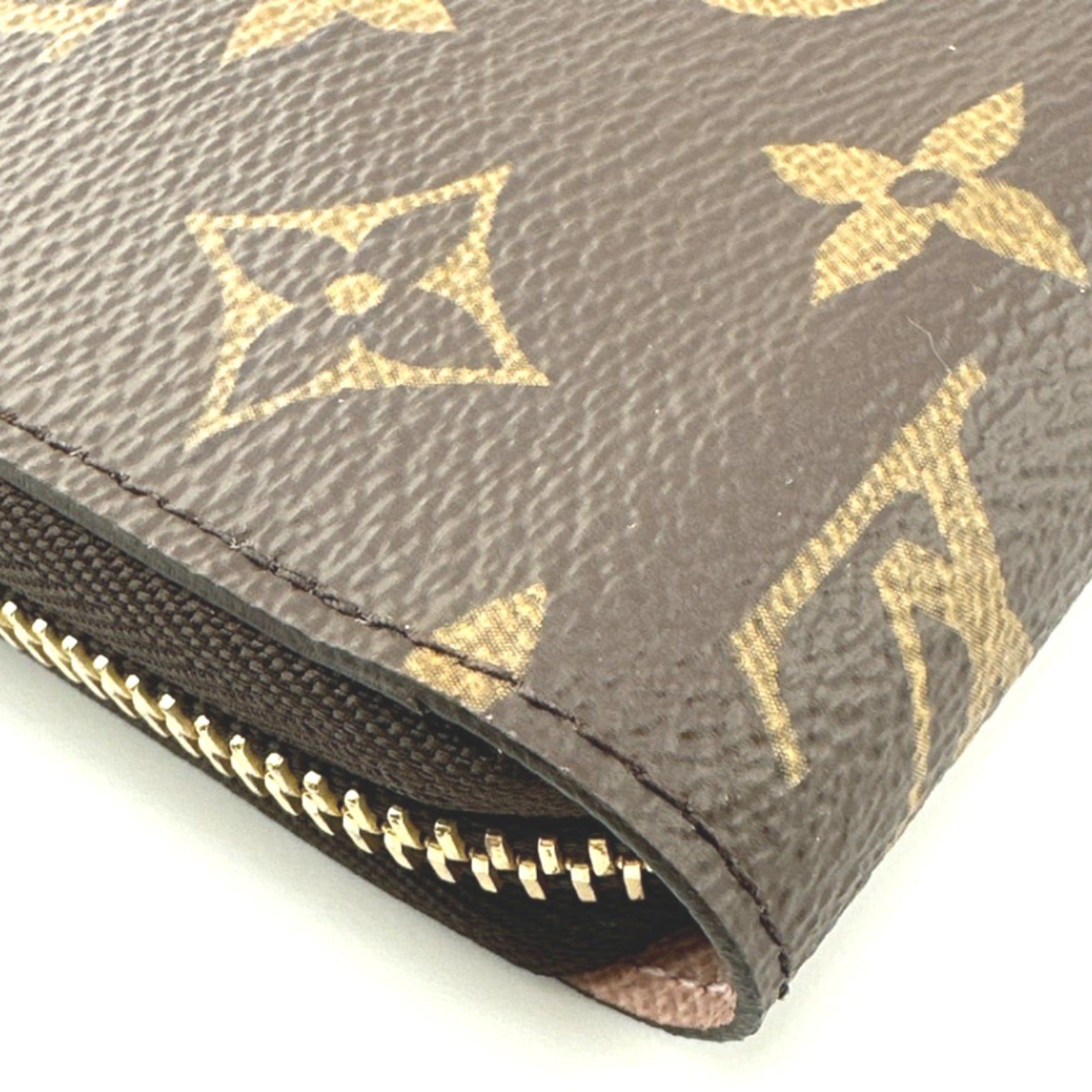Louis Vuitton Monogram Rose Ballerine Monogram Long Wallet