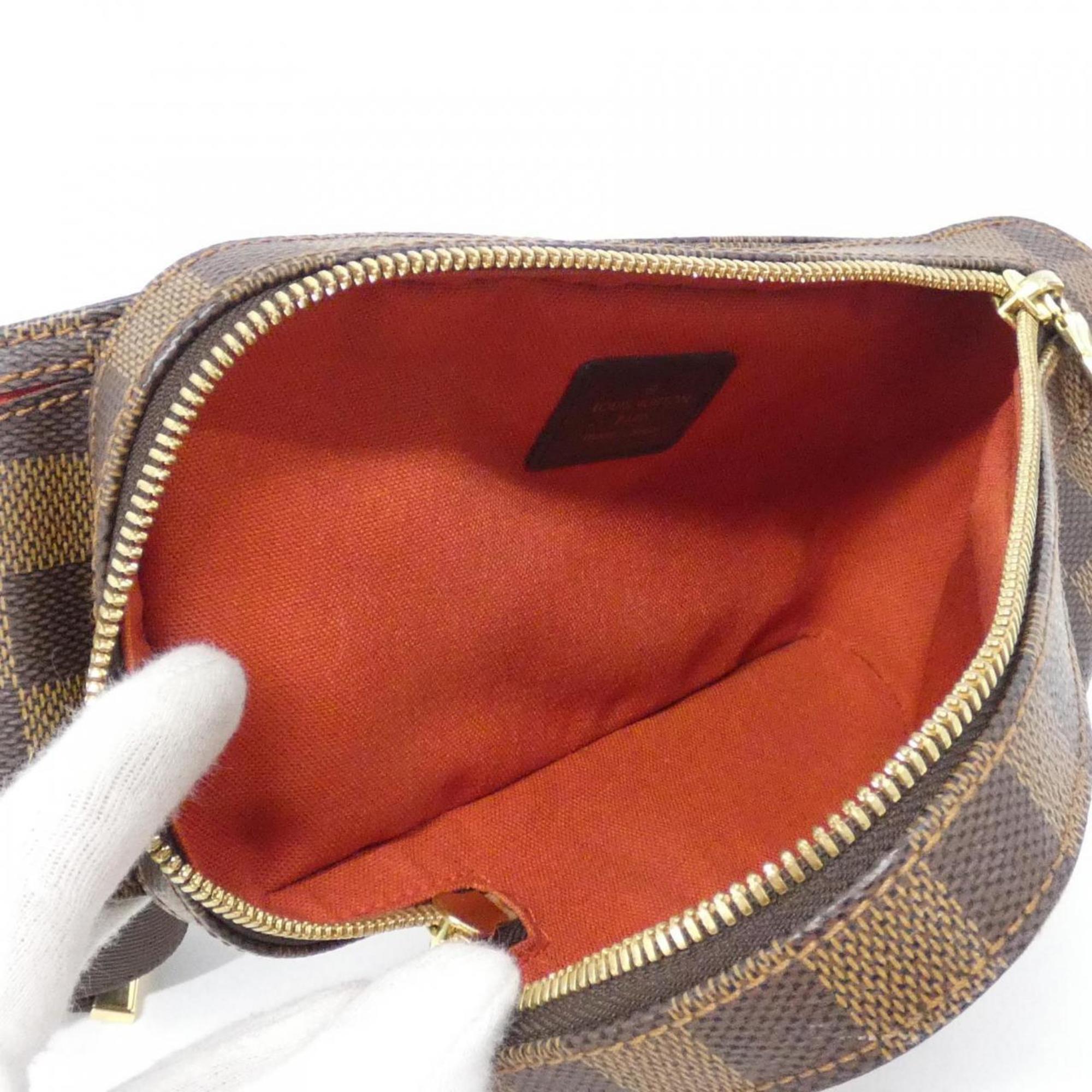 Louis Vuitton Damier Canvas Ebene Damier Canvas Shoulder Bag