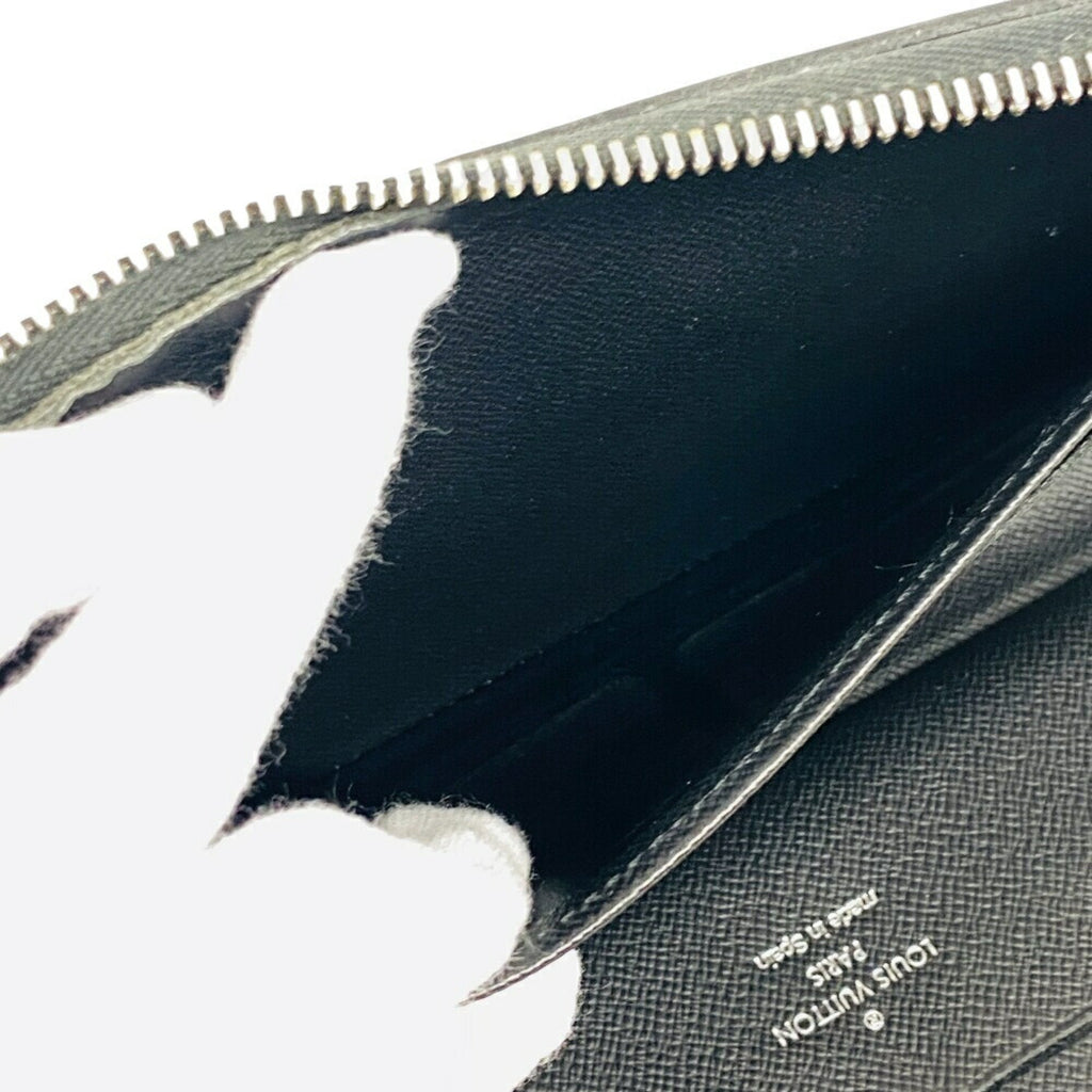 Louis Vuitton Taiga Black Leather Long Wallet