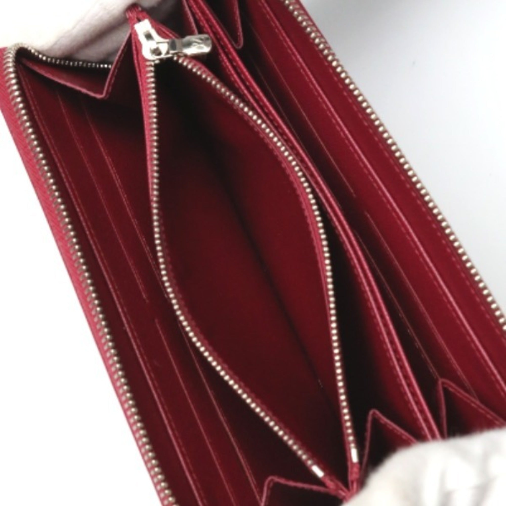 Louis Vuitton Carmine Epi Leather Long Wallet