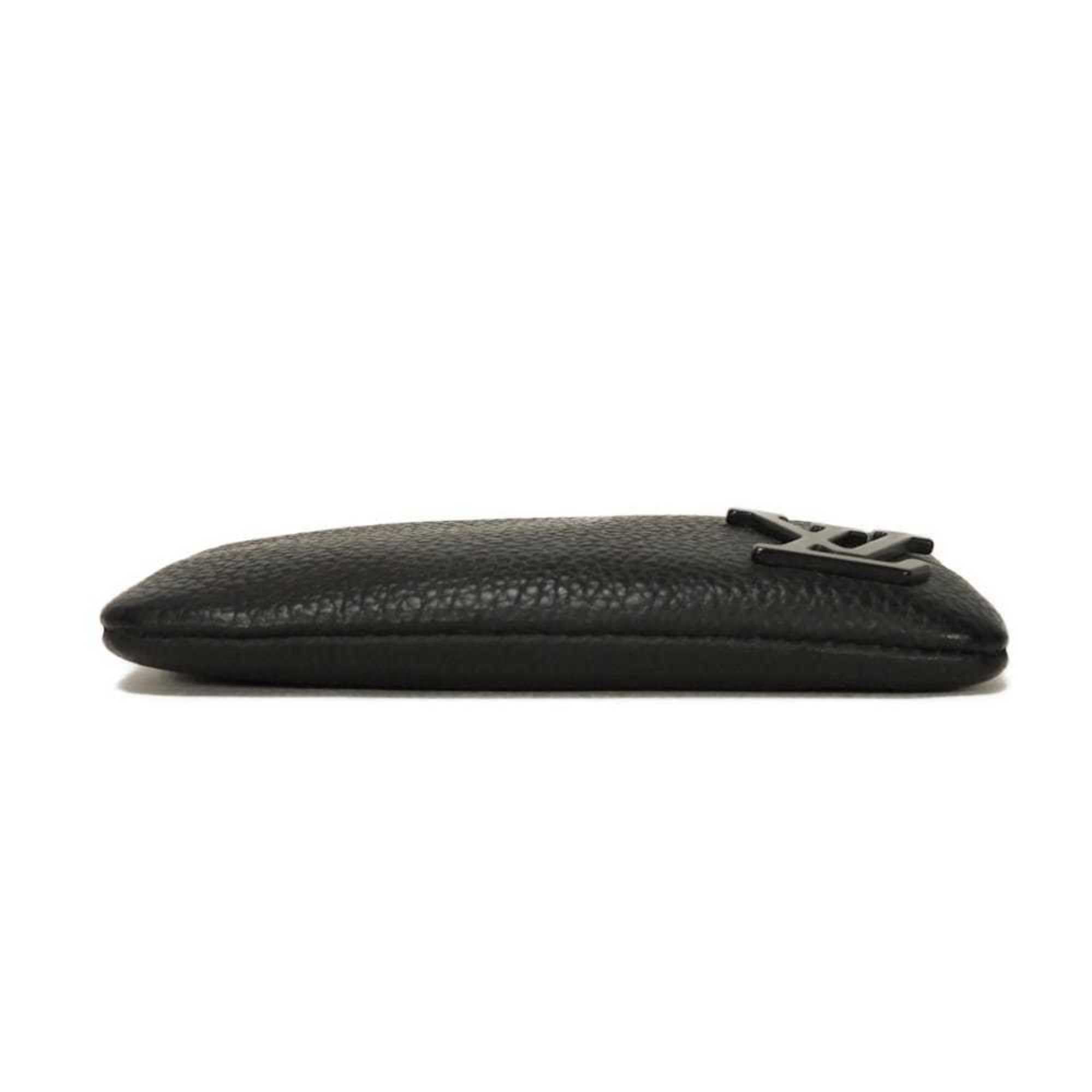 Louis Vuitton Noir Leather Coin Purse/Coin Case