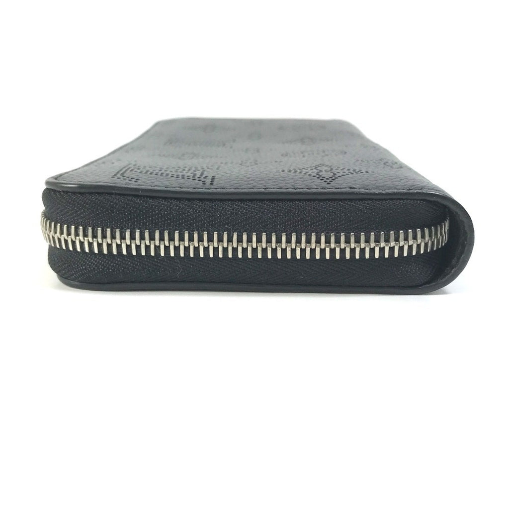 Louis Vuitton Black Mahina Leather Long Wallet