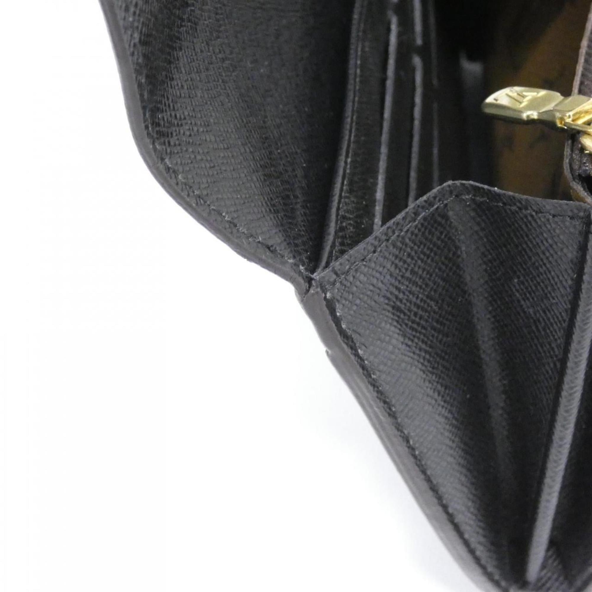 Louis Vuitton Brown Coated Canvas Long Wallet