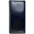 Burberry Black Leather Long Wallet (Bi-Fold)