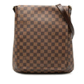 Louis Vuitton Brown Pvc Leather Shoulder Bag