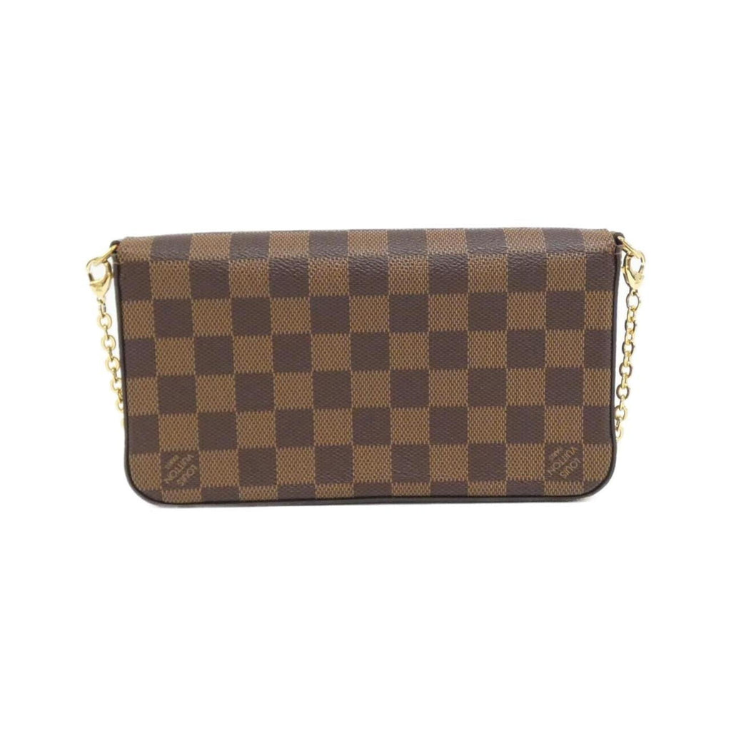 Louis Vuitton Damier Ebene Coated Canvas Pochette Shoulder Bag