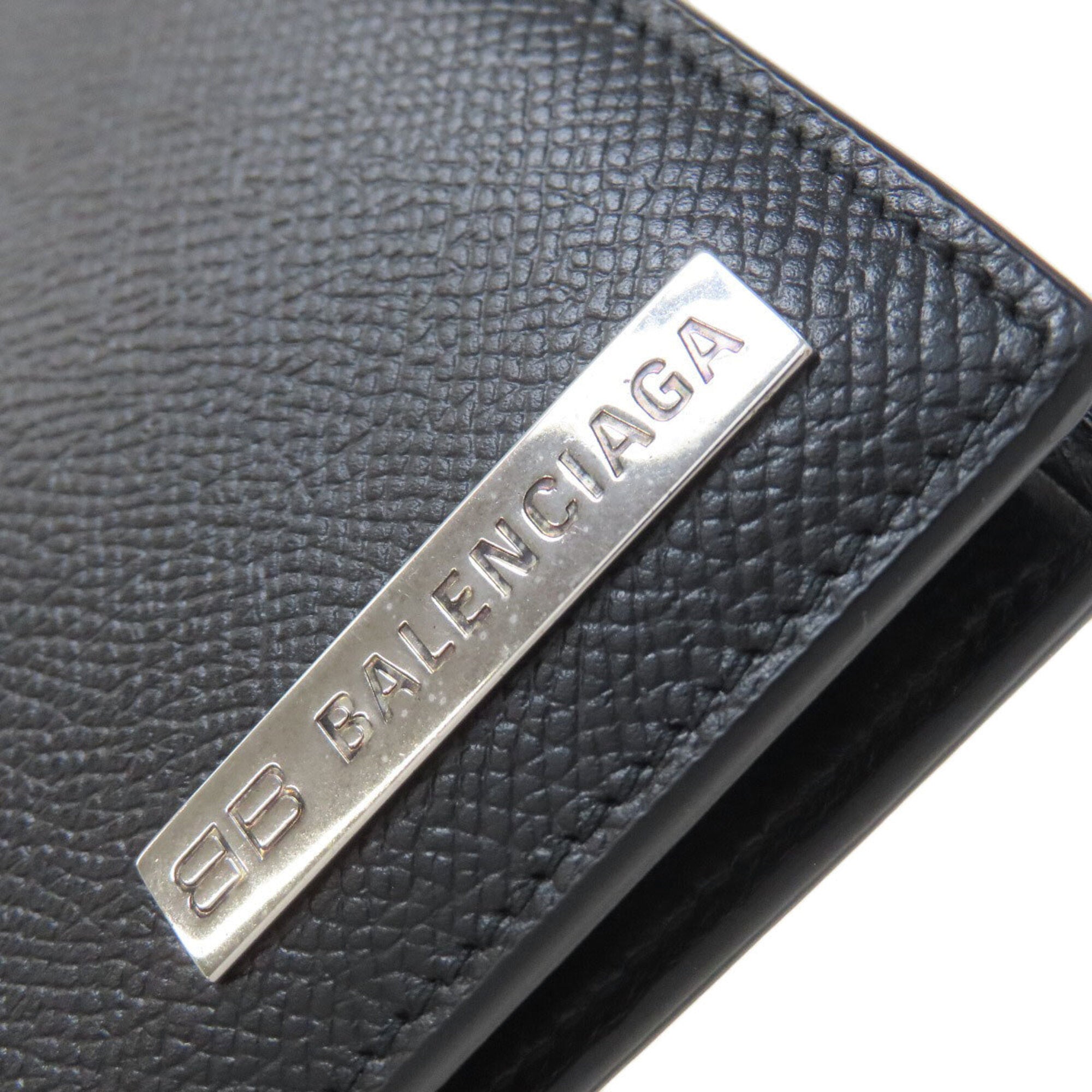 Balenciaga Black Leather Wallet (Bi-Fold)