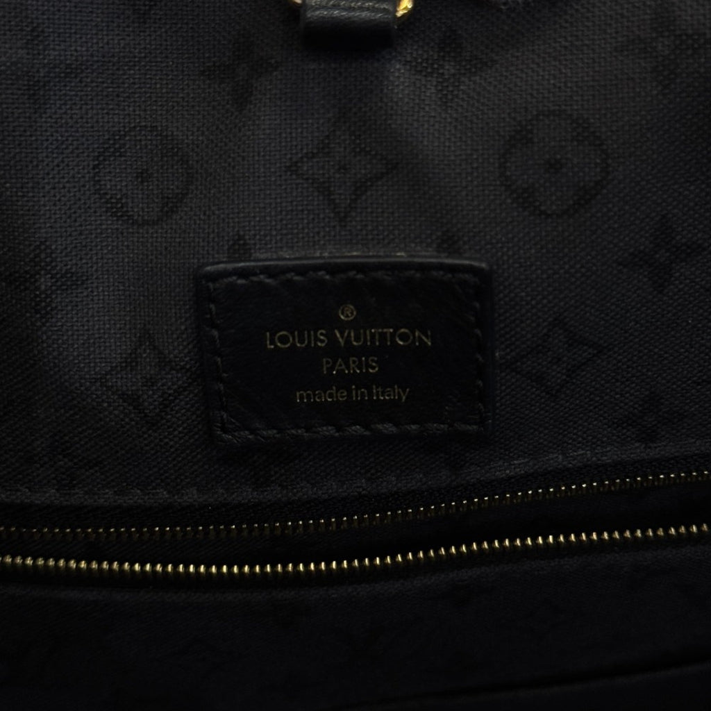 Louis Vuitton Beige Black Multi-Color Red Color Leather Handbag Shoulder Bag Tote Bag