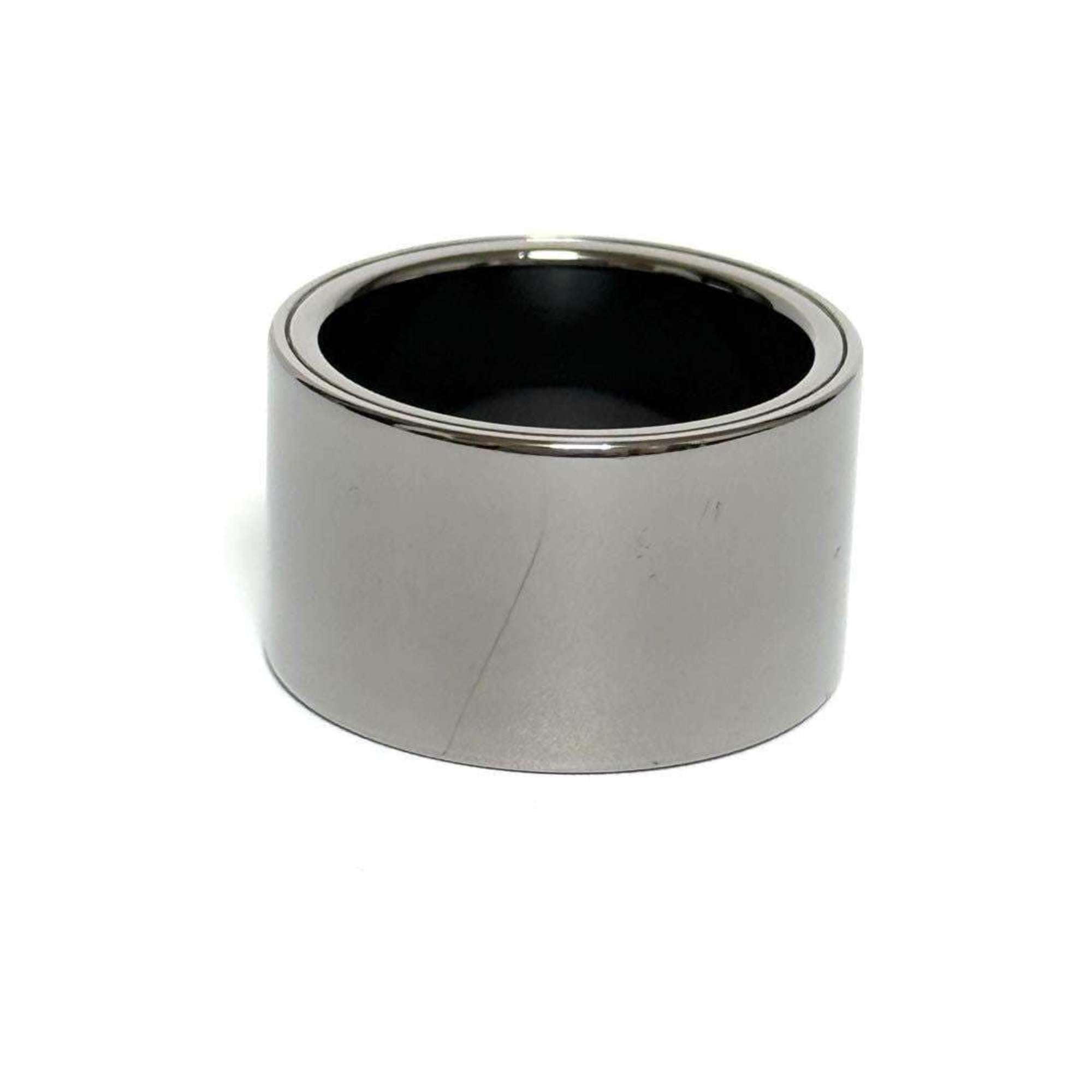 Louis Vuitton Silver Metal Band Ring