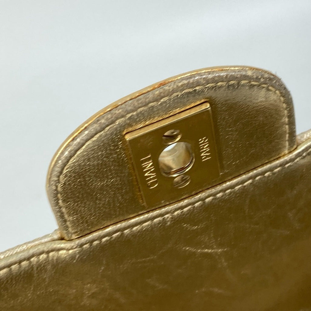 Chanel Beige Cloth Shoulder Bag